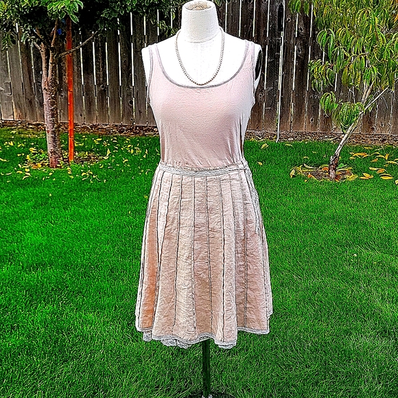 H. P. 🌷Miss Me:100% Linen, Lined Skirt